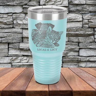 Personalized 30oz Tumbler for Cat Lover